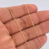 Cadena Aro Seguido 1.05gr / 42cm / Oro Amarillo +3 18K $