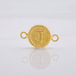 Herraje Circulo Letra J 0.55g / 1.7cm Oro Amarillo 18K