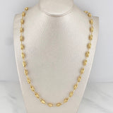 Cadena Rustica X 14 g / 62 cm / 4 mm Oro Amarillo 18K