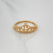 Anillo 15´S Corona 1.9 g / T7 1/4 Oro Amarillo 18K