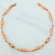 Pulso Rustico Dubai 3.45 g / 21 cm / 3.8 mm Oro Rosa 18K