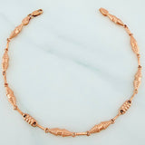 Pulso Rustico Dubai 3.45 g / 21 cm / 3.8 mm Oro Rosa 18K