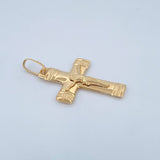 Dije Cruz Cristo 1.6gr / 3.5cm / Oro Amarillo 18K &
