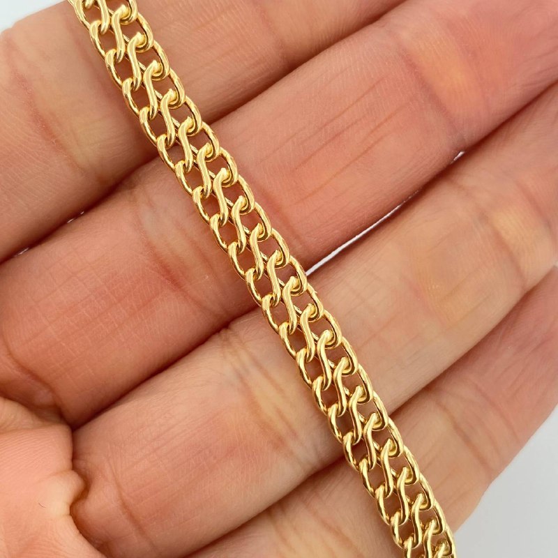 Pulso Sedusa 3.4gr / 19cm / 5.6mm Oro Amarillo +3 18K &