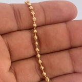 Tobillera Militar 7.8gr / 26cm / Oro Amarillo 18K $