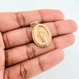 Dije Virgen Milagrosa 1.65 g / 3.3 cm Oro Amarillo 18K