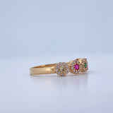Anillo Churumbela Tupido 2gr / T7 3/4 / Oro Amarillo 18K &