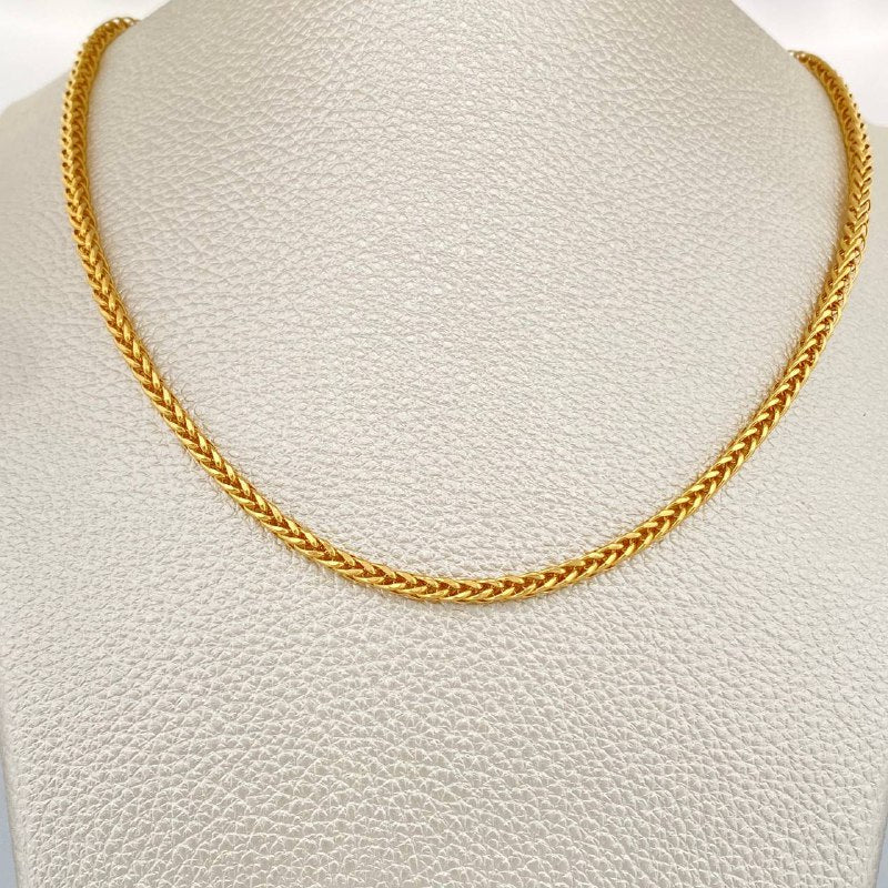 Cadena Franco 8.9gr / 59.8cm / Oro Amarillo +3 18K %