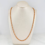 Cadena Dubai Trenzada 23.4 g / 50.5 cm / 3 mm Oro Rosa 18K