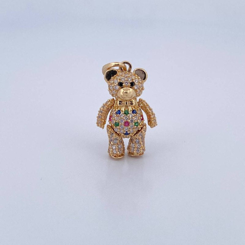 Dije Oso Articulado 4gr / 2.6cm / Oro 18K &