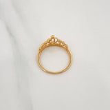 Anillo 15´S Corona 1.9 g / T7 1/4 Oro Amarillo 18K