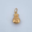 Dije Bolsa De Dinero 0.5gr / 2cm / Oro Amarillo 18K &