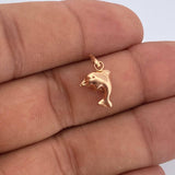 Dije Delfin 0.4gr / 1.9cm / Oro Rosa 18K &