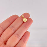 Dije Circulo Letra G 0.4g / 1.5cm Oro Amarillo 18K