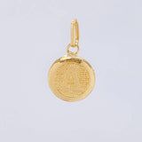 Dije Circulo Letra a 0.4g / 1.5cm Oro Amarillo 18K