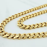 Cadena Cubana Infinito 24.75 g / 61.8 cm / 6.2 mm Oro Amarillo 18K