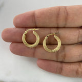 Candongas Sofi 1.65gr / 1.7cm / Espiral Oro Amarillo
