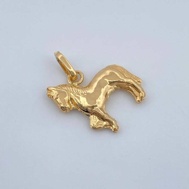 Dije Caballo 0.45gr / 1.5cm / Oro Amarillo 18K &