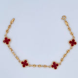 Pulso Trebol Gc 4gr / 18cm / Oro 18K &