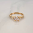 Anillo Solitario Churumbela 1.9 g / T5 Oro Amarillo 18K