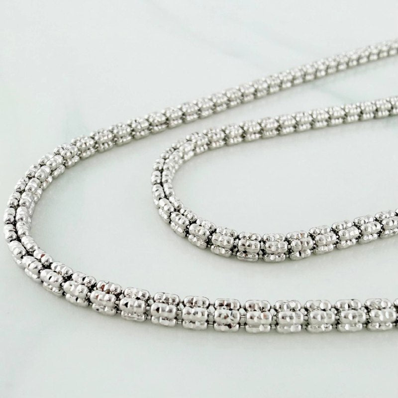 Cadena Ice 15.75 g / 60.5 cm / 2.35 mm Oro Blanco 18K