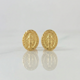 Topos Virgen Milagrosa 0.75 g / 6.2 mm Oro Amarillo 18K