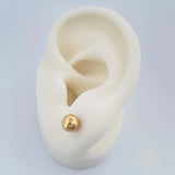Topos Bola Lisa 0.55g / 5mm Oro Amarillo 18K