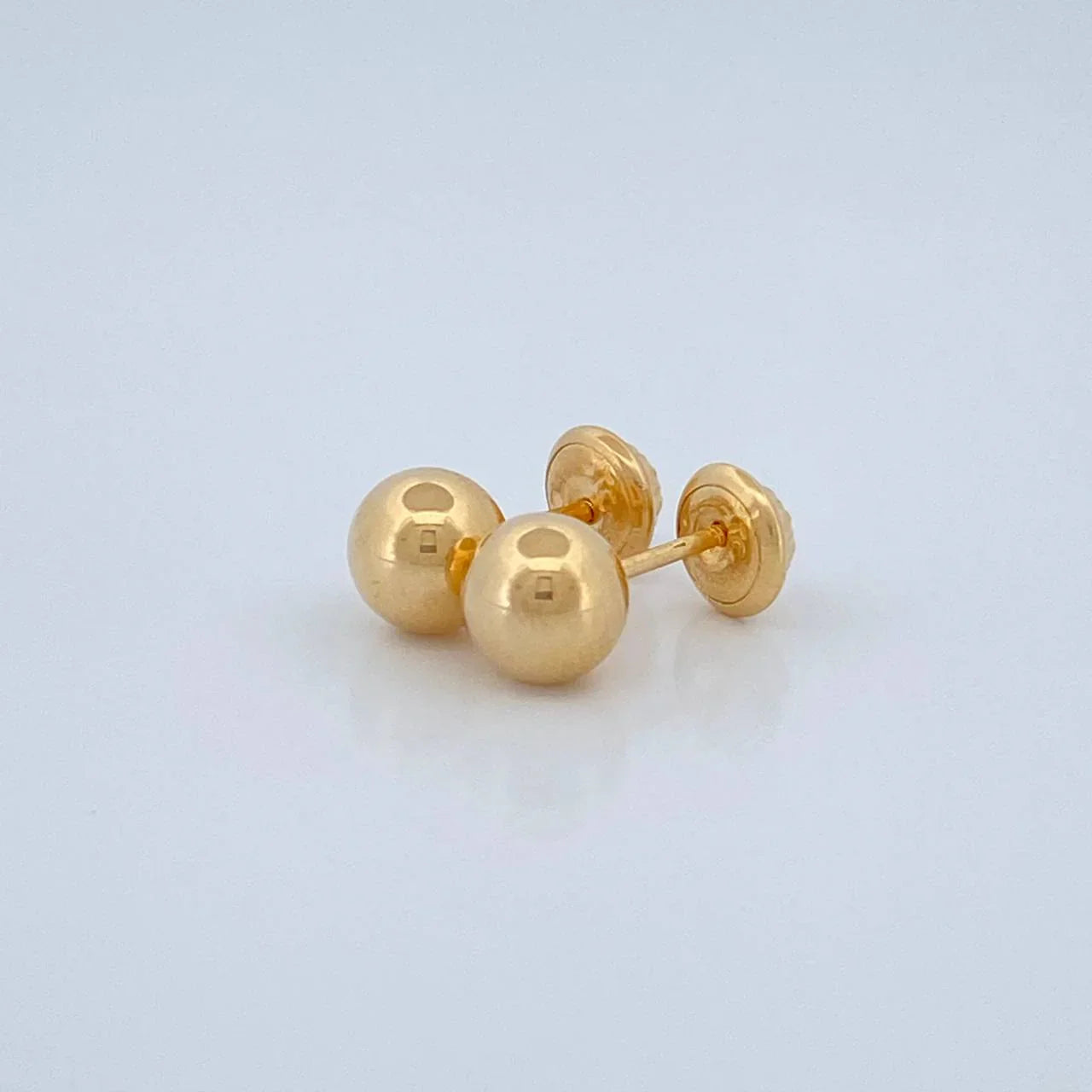 Topos Bola Lisa 5Mm 0.5 g / 5 mm Oro Amarillo 18K