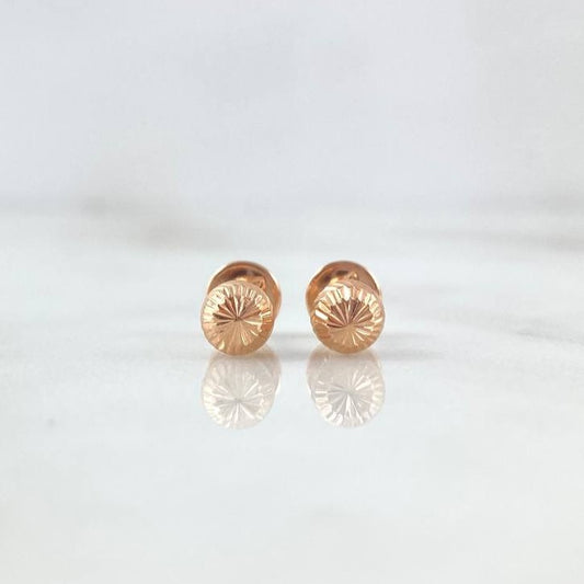 Topos Bola Diamantada 0.6g / 5mm Oro Rosa 18K