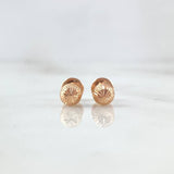 Topos Bola Diamantada 0.6g / 5mm Oro Rosa 18K