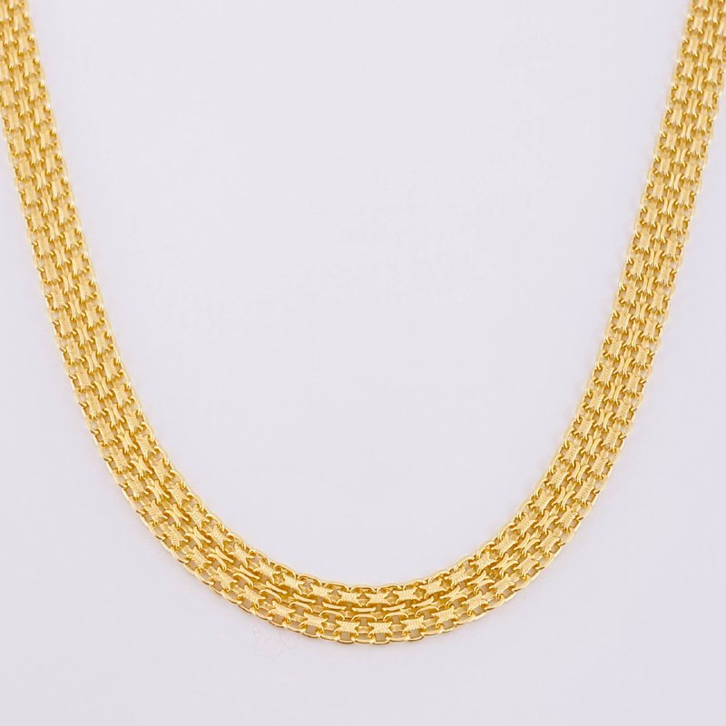 Cadena China 5.55g / 45cm / 4.3mm Oro Amarillo 18K