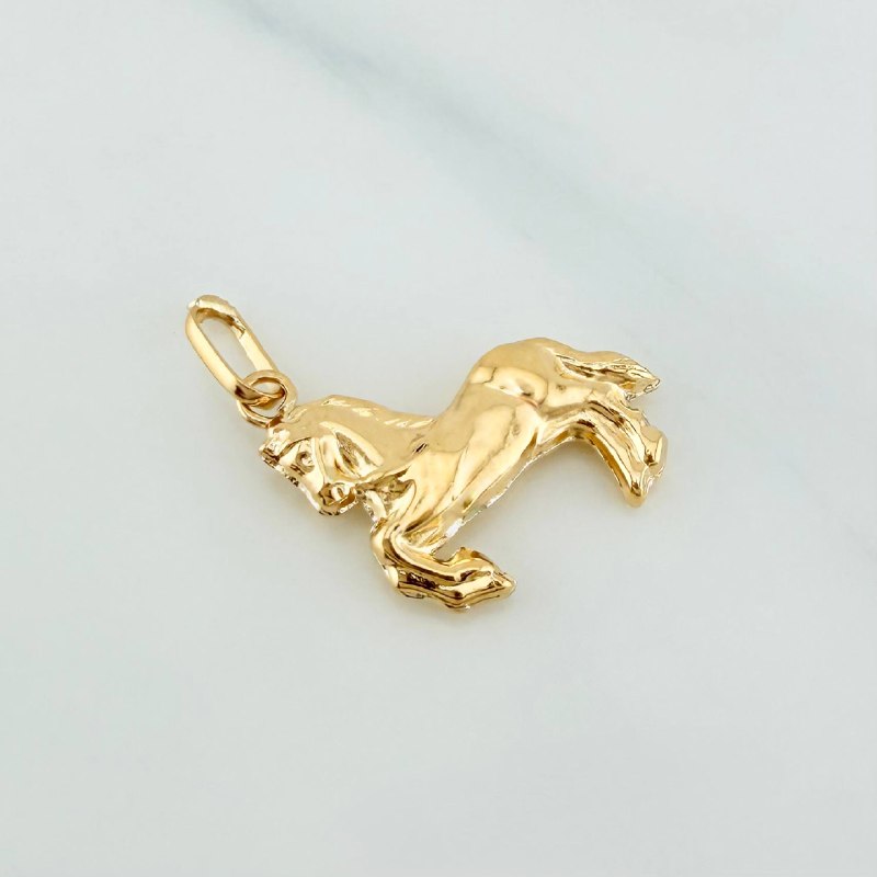 Dije Caballo 0.55 g / 1.8 cm Oro Amarillo 18K