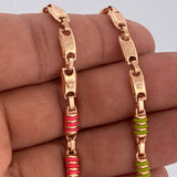 Cadena Rustica Cilindro Corona Rx 14.1gr / 64cm / Oro Rosa 18K &