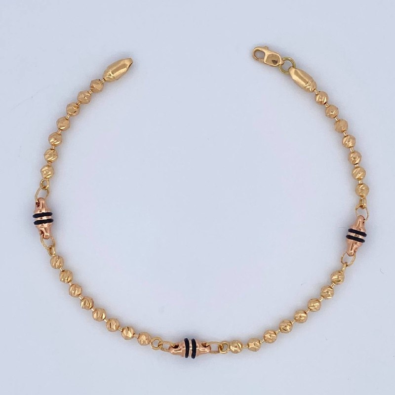 Pulso Rustico Tipo Militar 6.9gr / 20cm / Oro 18K &