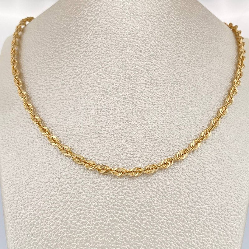 Cadena Lazo 6.3gr / 51.2cm / Oro Amarillo +3 14K Italy &