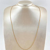 Cadena Cubana 2.06 g / 64.5 cm / 2 mm Oro Amarillo 18K
