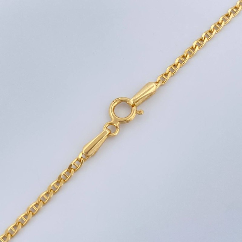Cadena Escalera 1.95gr / 45cm / Oro Amarillo +3 18K $