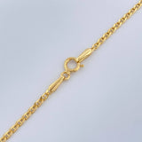 Cadena Escalera 1.95gr / 45cm / Oro Amarillo +3 18K $