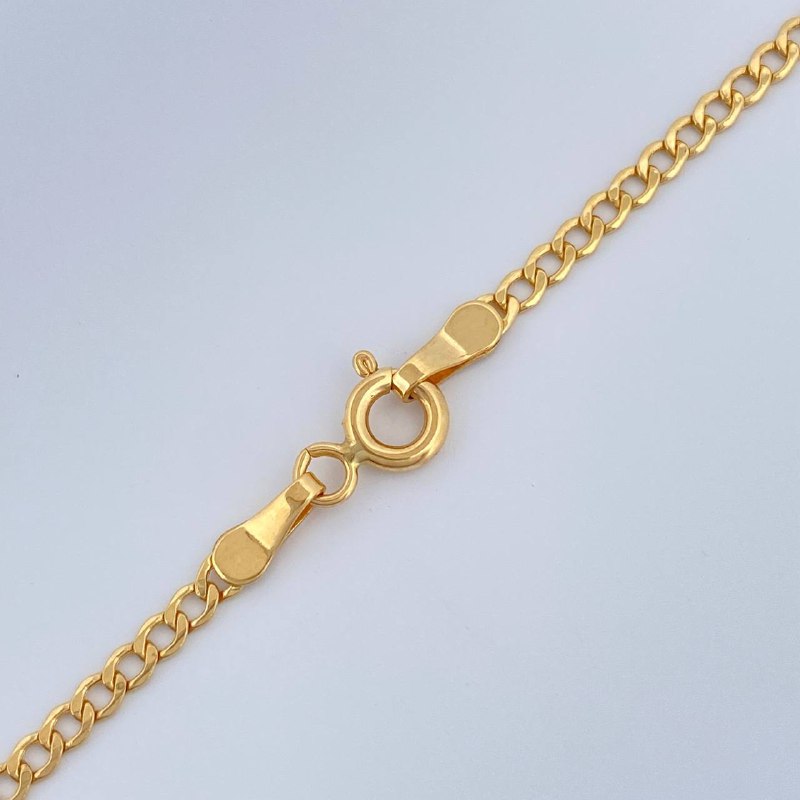 Cadena Cubana 2gr / 45cm / Oro Amarillo +1 18K $