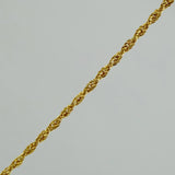 Set Cadena Lazo + Dije San Benito / 1,4 gr / 45.5 cm Oro Amarillo 18K