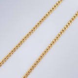 Set Cadena y Dije Mini Cubana + Oso 1.55gr / Oro Amarillo 18K (Oferta) $