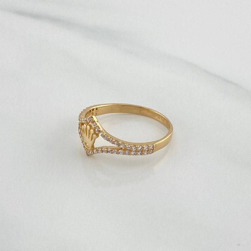 Anillo Corona 1.75 g / T5 3/4 Oro Amarillo 18K
