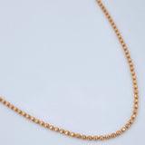 Cadena Militar 3.35gr / 60cm / Oro Rosa +3 18K %