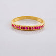 Anillo Carril 1.25g / T5 1/4 Oro Amarillo 18K