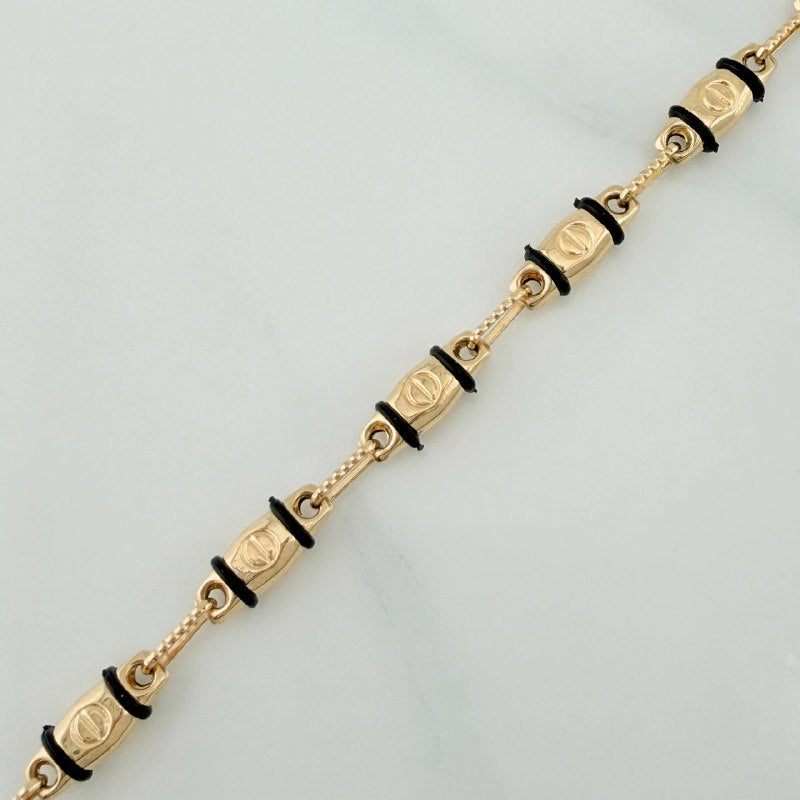 Pulso Rustico Tornillo 4.45 g / 20 cm / 4.1 mm Oro Amarillo 18K