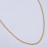 Cadena Singapur 0.8gr / 39.8cm / Oro Amarillo +3 18K &