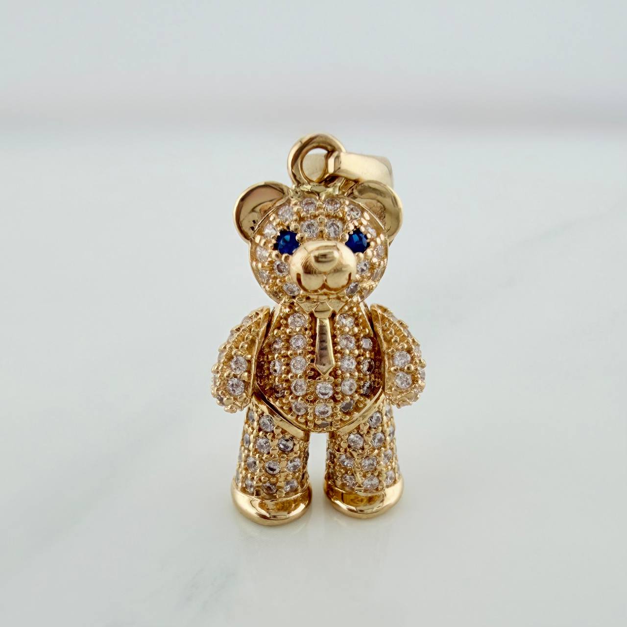 Dije Oso Articulado Corbata 4.75 g / 2.8 cm Oro Amarillo 18K