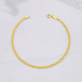 Pulso Chino 1.45g / 19.1cm / 2.55mm Oro Amarillo 18K