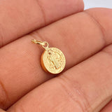 Dije San Benito 0.5gr / 1.7cm / Oro Amarillo 18K &