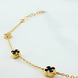 Pulso Trebol Aro Seguido 3.2 g / 21.7 cm / 4.15 mm Oro Amarillo 18K